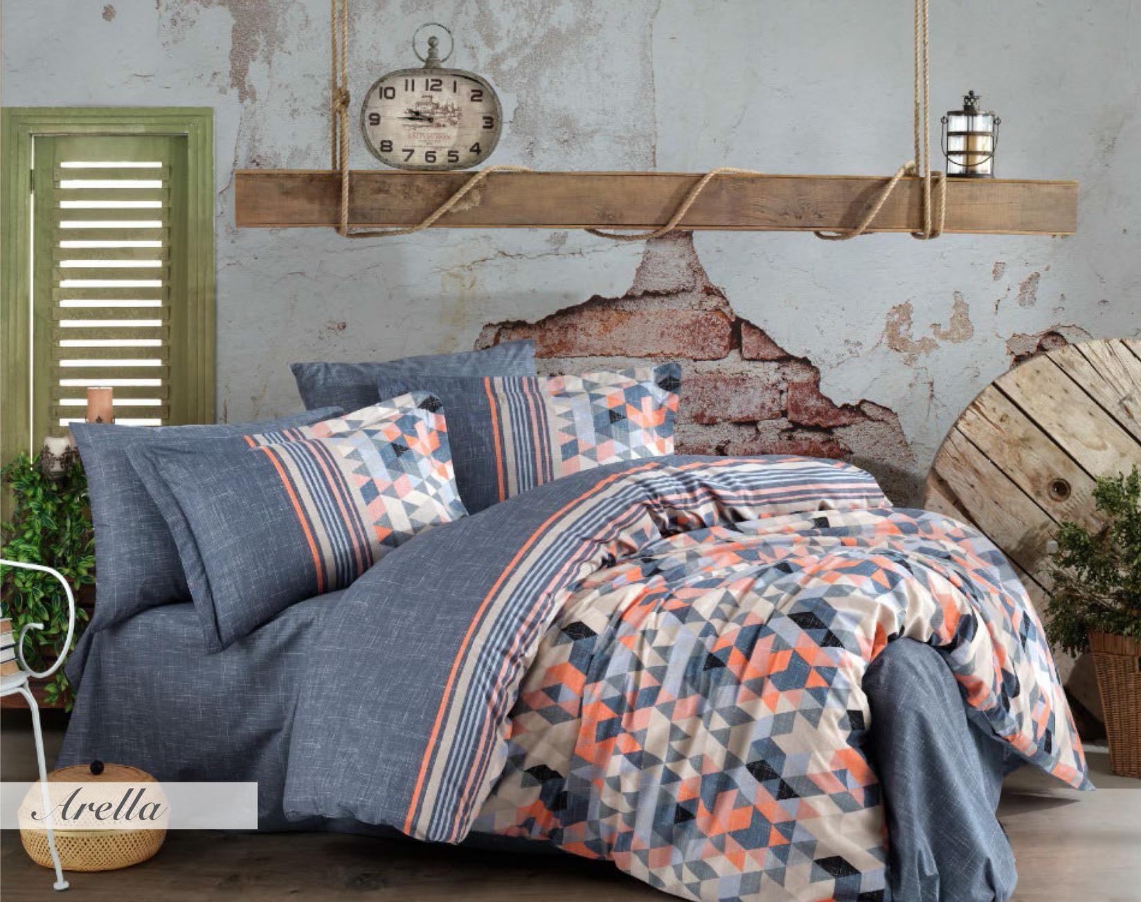 Комплет постелнина L'essentiel Maison Arella, 200x220 cm, Шарена