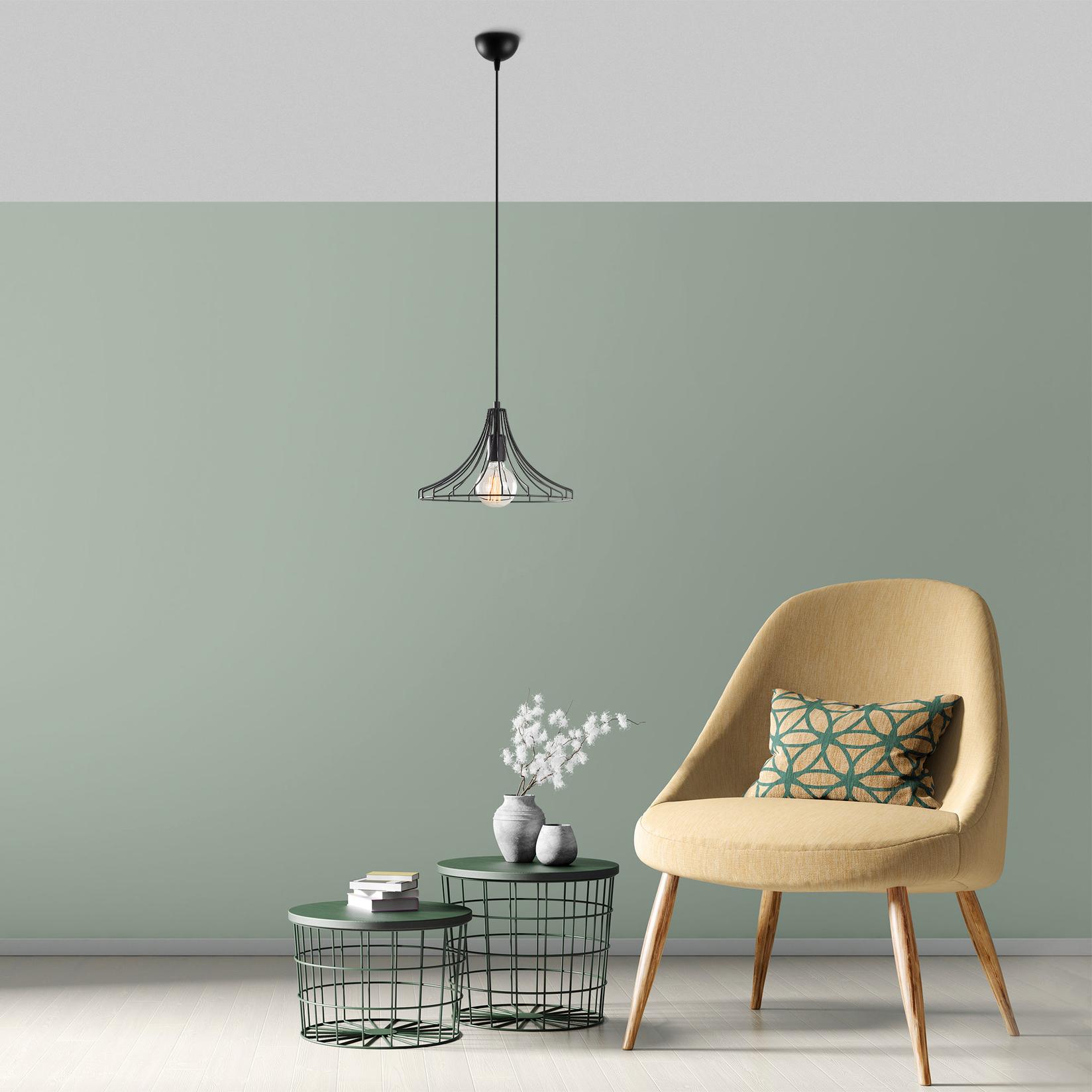 Opviq Luster Mezopotamya-N-1273, 126 см, 37 см, E27, црна