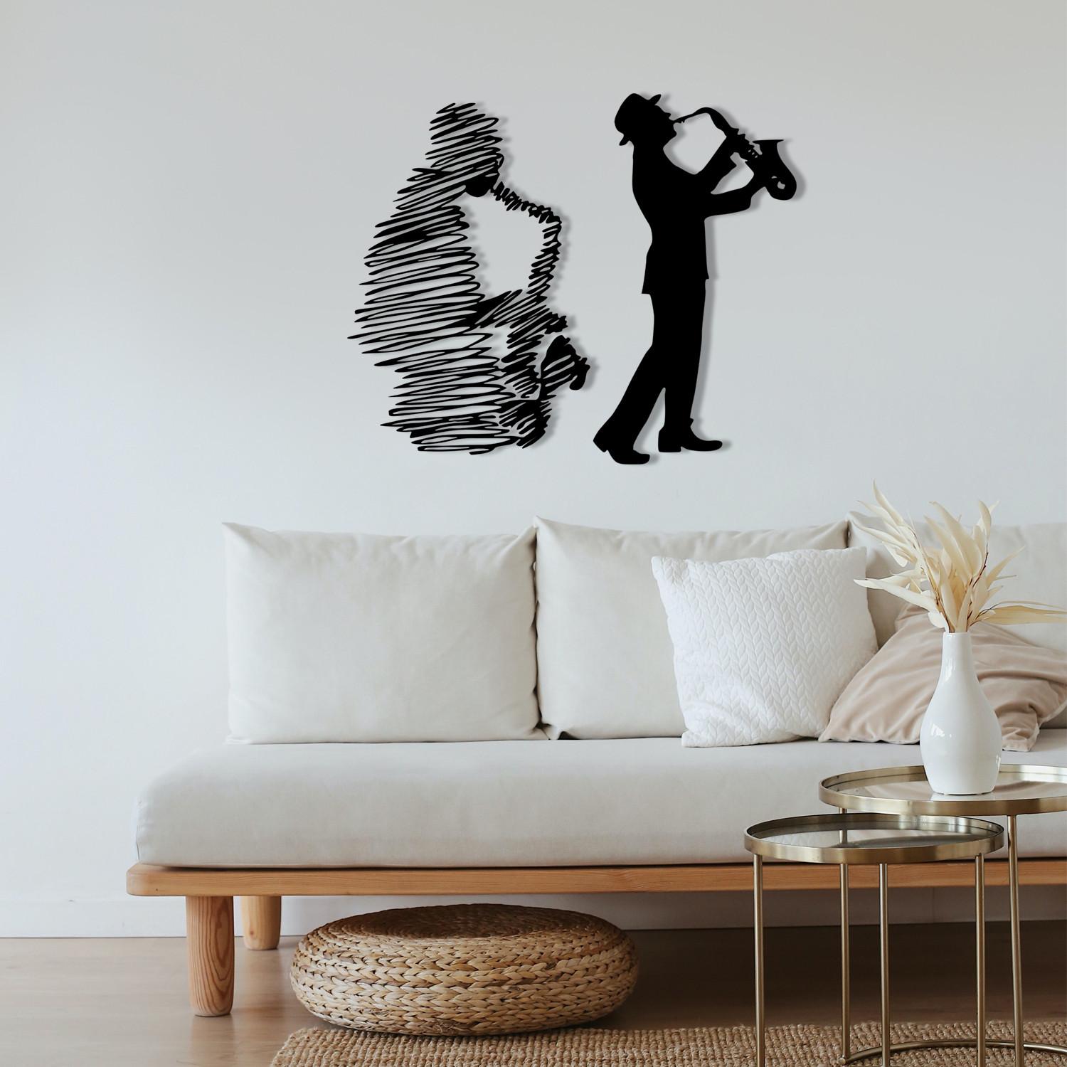 Wallity декорација за dzид Дева, 45x37 см, 1.2 мм, црна