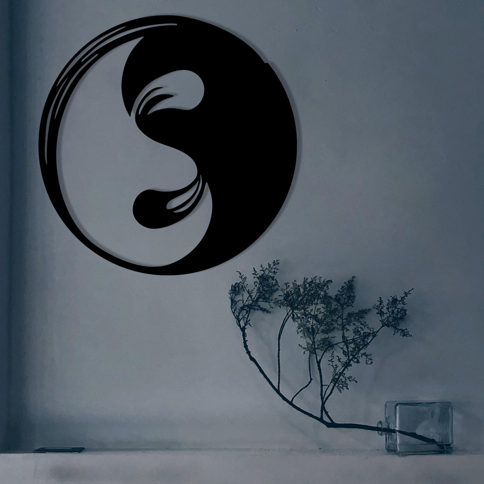 Wallity декорација за dzид Бони, 48x48 см, 1,2 мм, црна