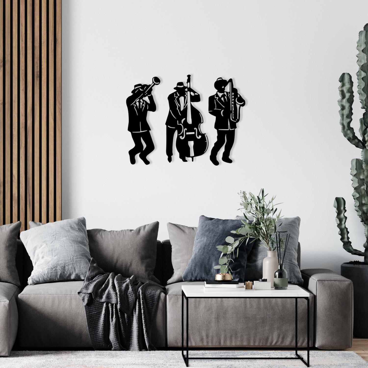 Wallity декорација за dzид Munis, 61x47 см, 1,2 мм, црна