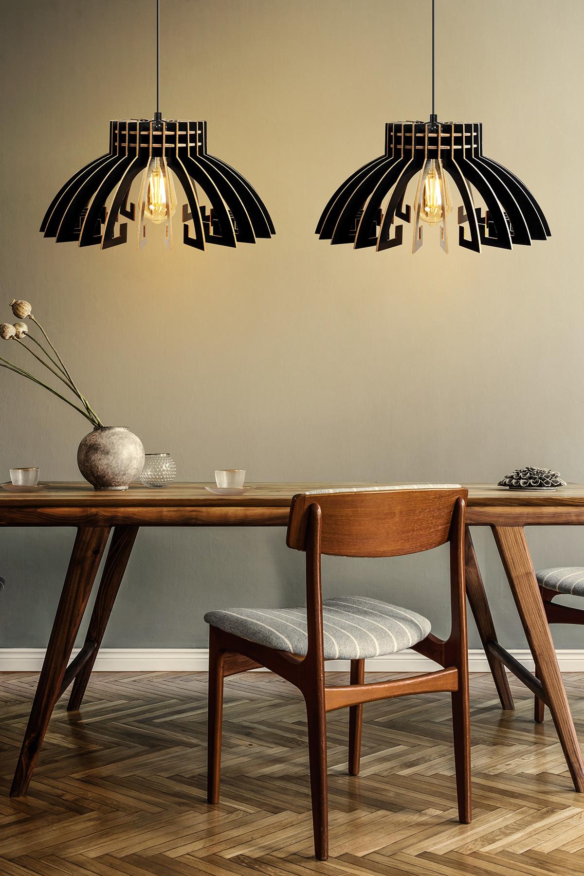 Opviq Luster 167, 55 см, E27, црна