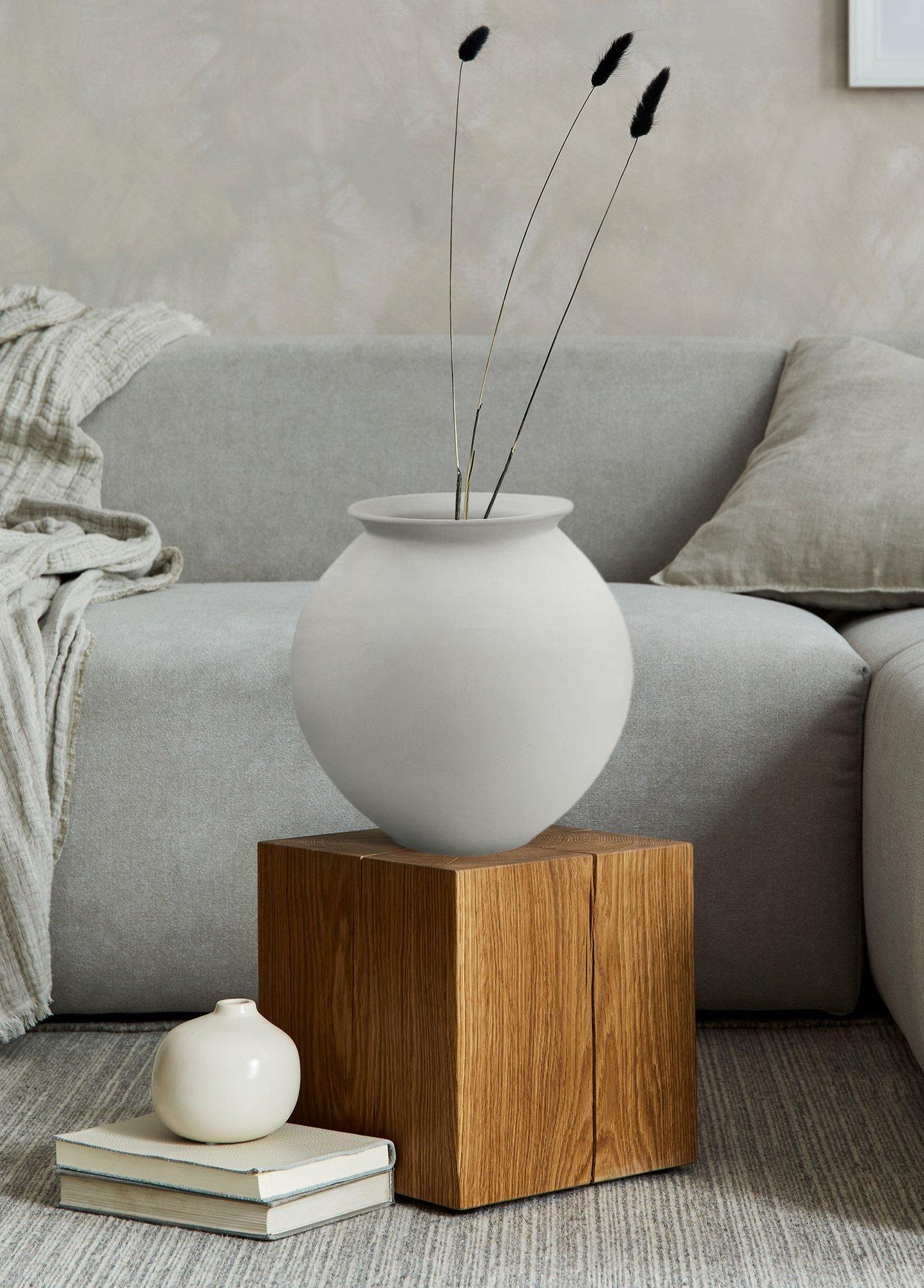 Вазна Aberto Design DKR0480, 33x33x33 см, бела