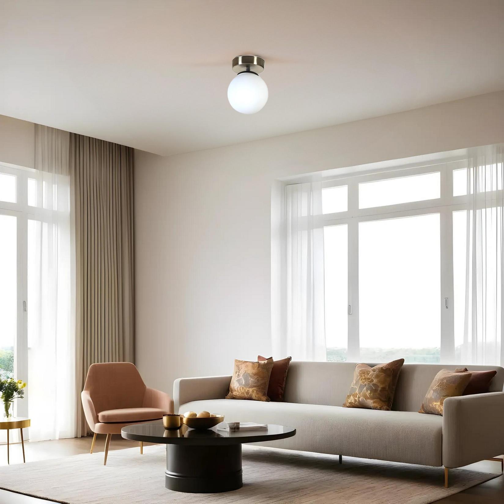 Opviq Luster конзерва, 15 см, E27, 40W, IP20, сребрена