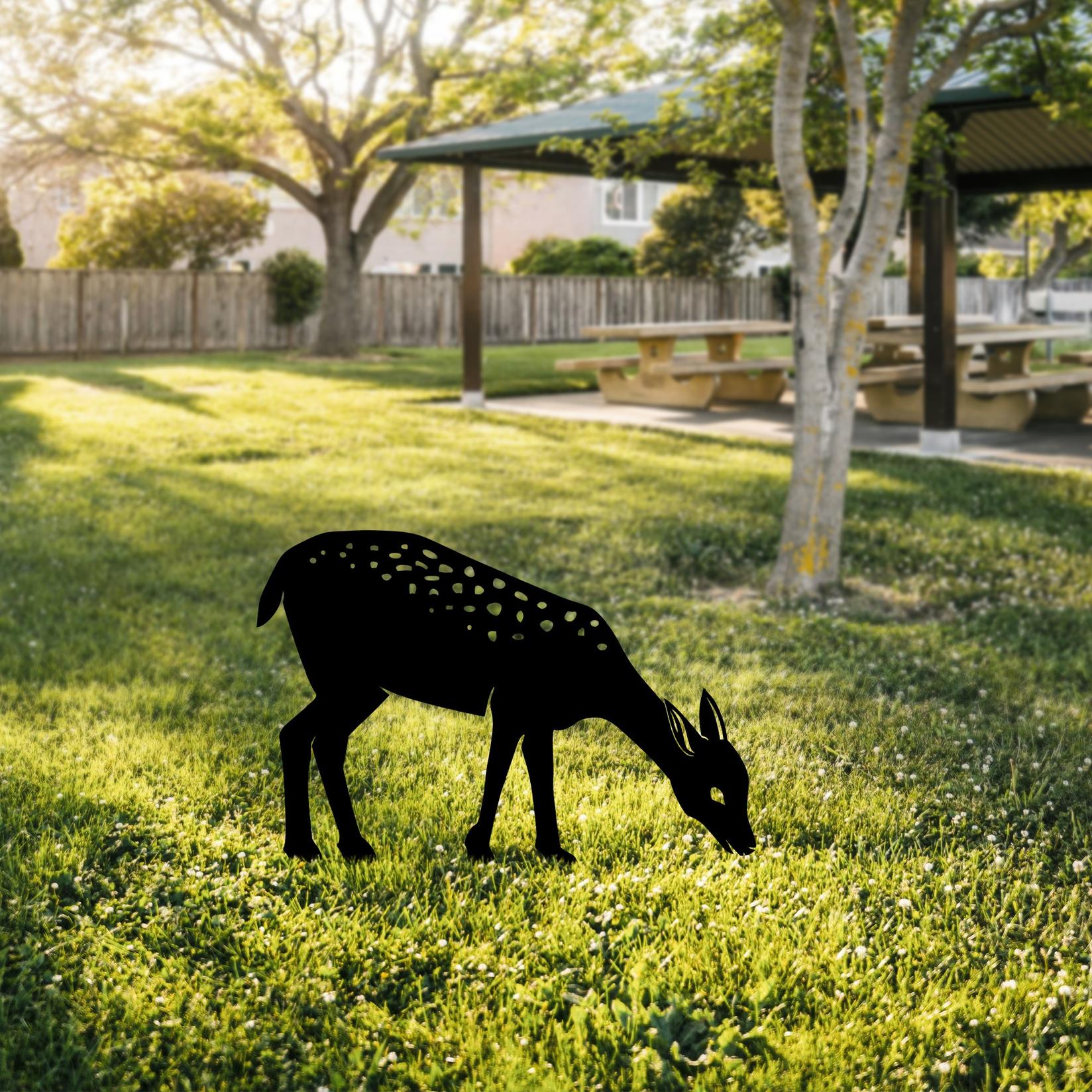 Декоративна фигура Аберто Дизајн Газела 01, 64x72 см, 1,5 мм
