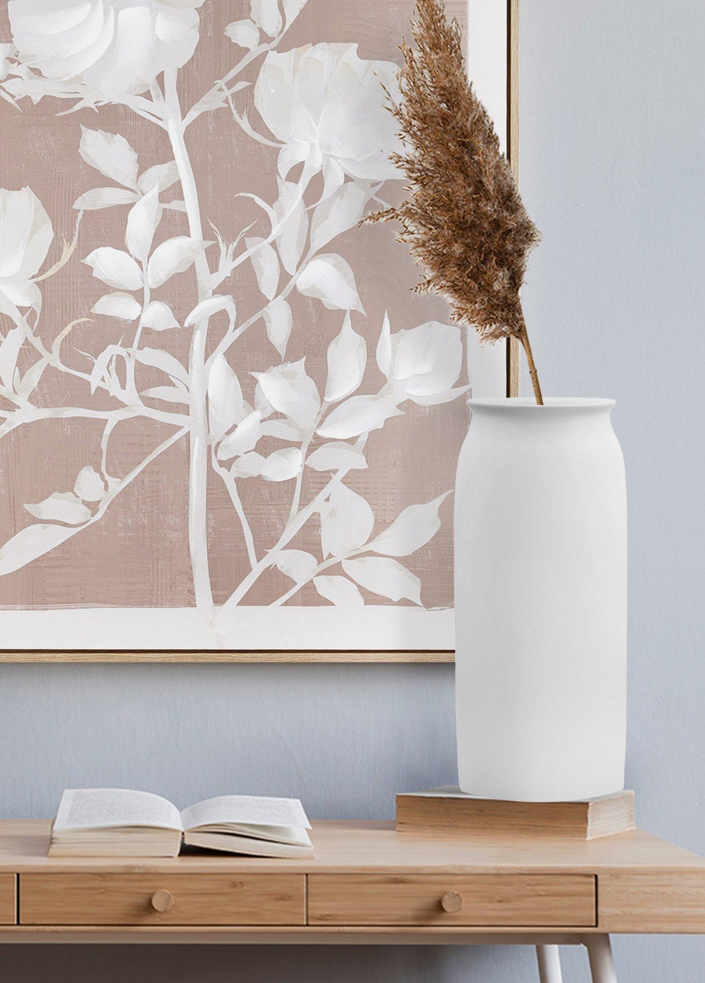 Вазна Aberto Design DKR0486, 18x18x41 см, бела