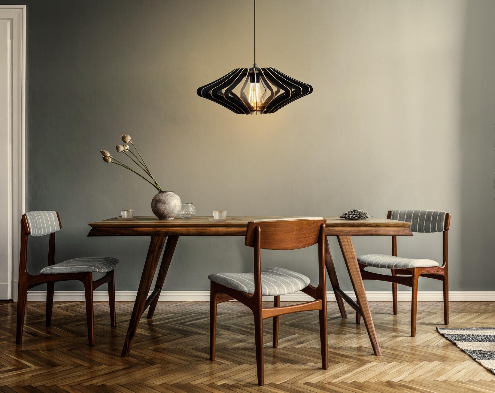 Opviq Luster 173-T, 55 см, E27, црна