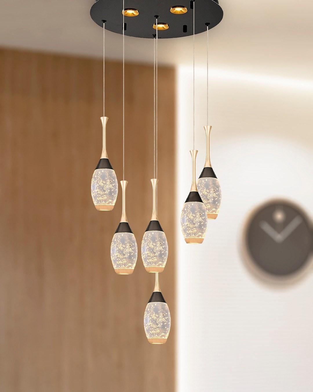 Opviq Luster 2819-6A, 120 см, 40 см, 35W, LED, IP20