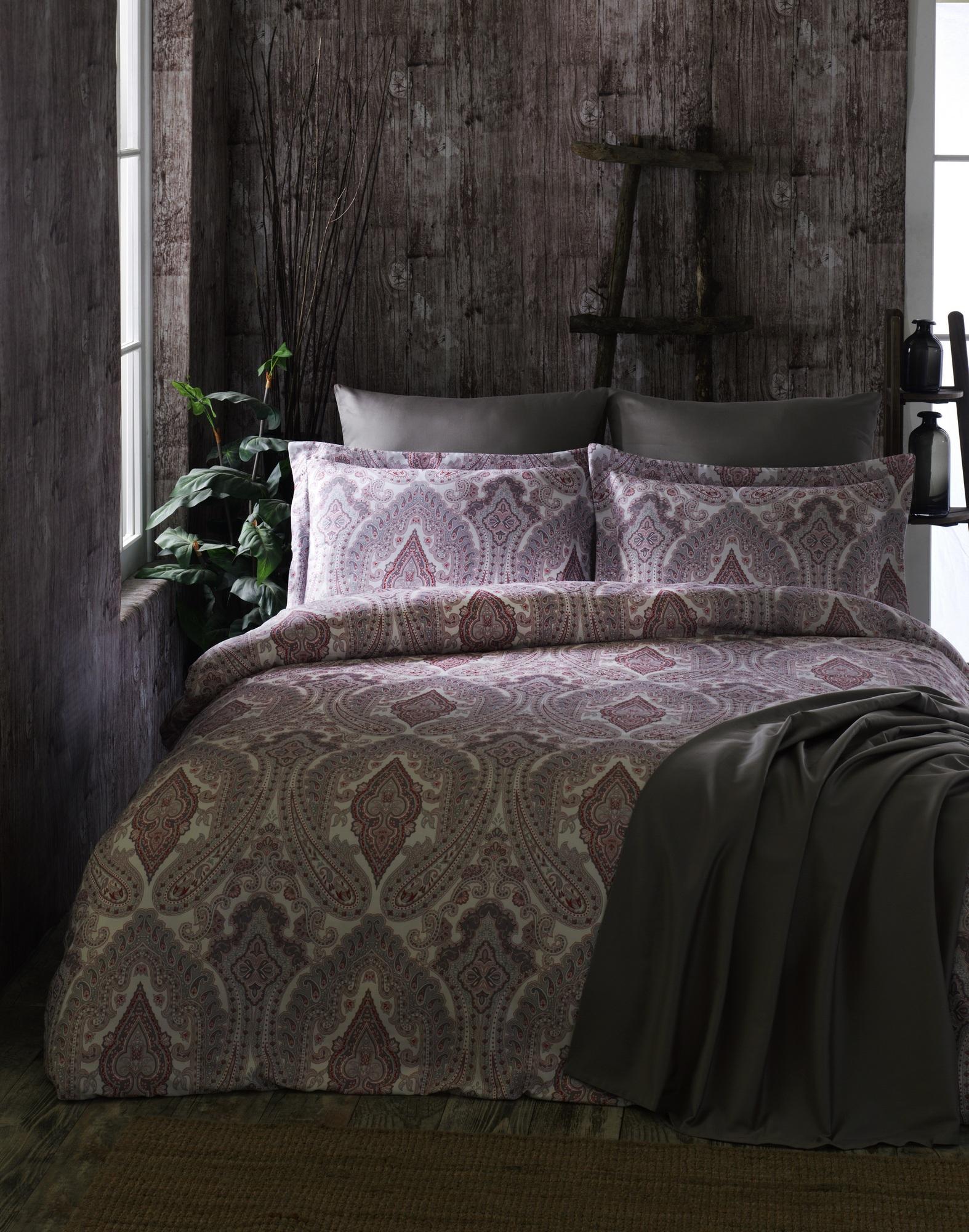 Комплет постелнина L'essentiel Maison Sarayli, 200x220 cm, Шарена