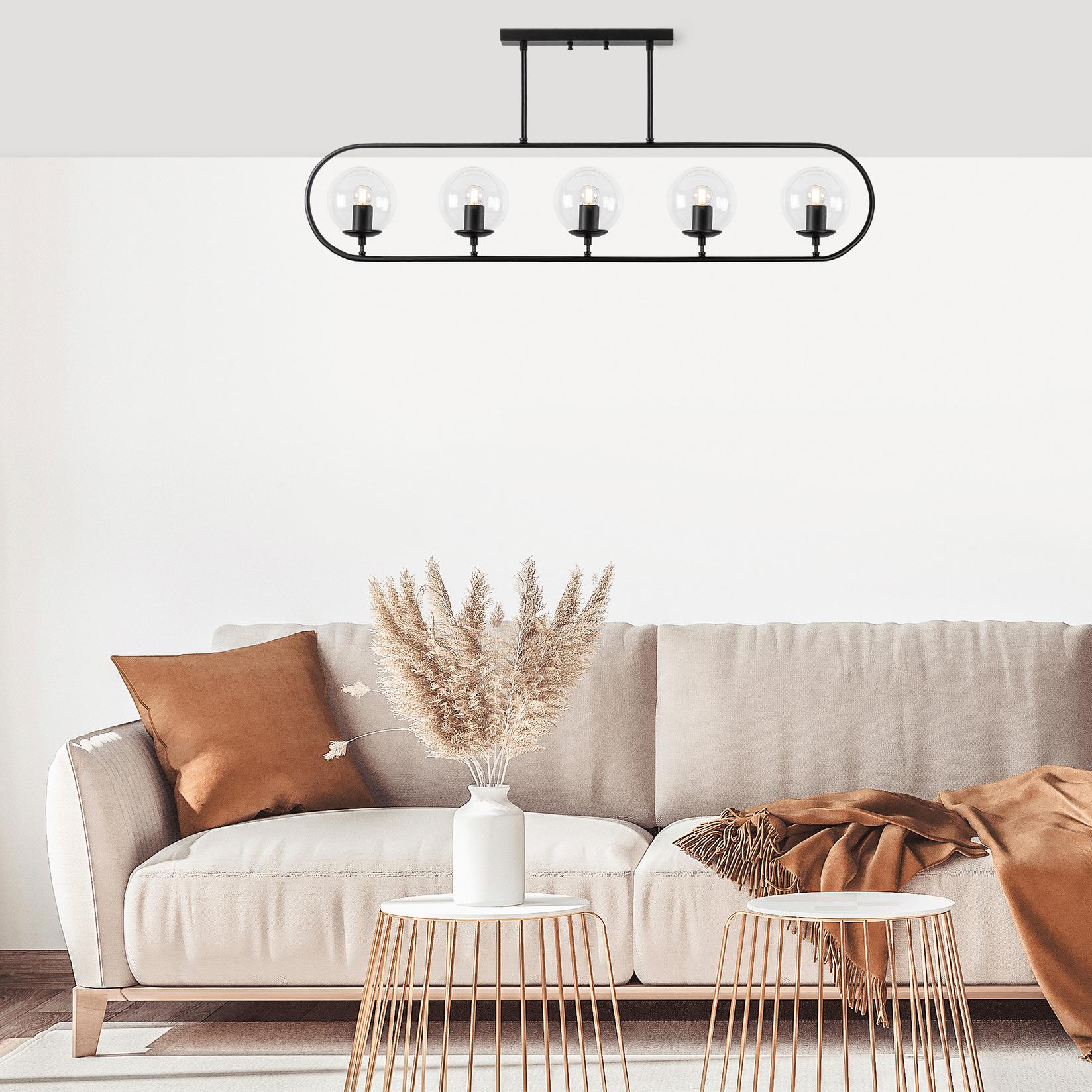 Opviq Luster Jewel-10611, 122x15 см, 5xE14, Бела