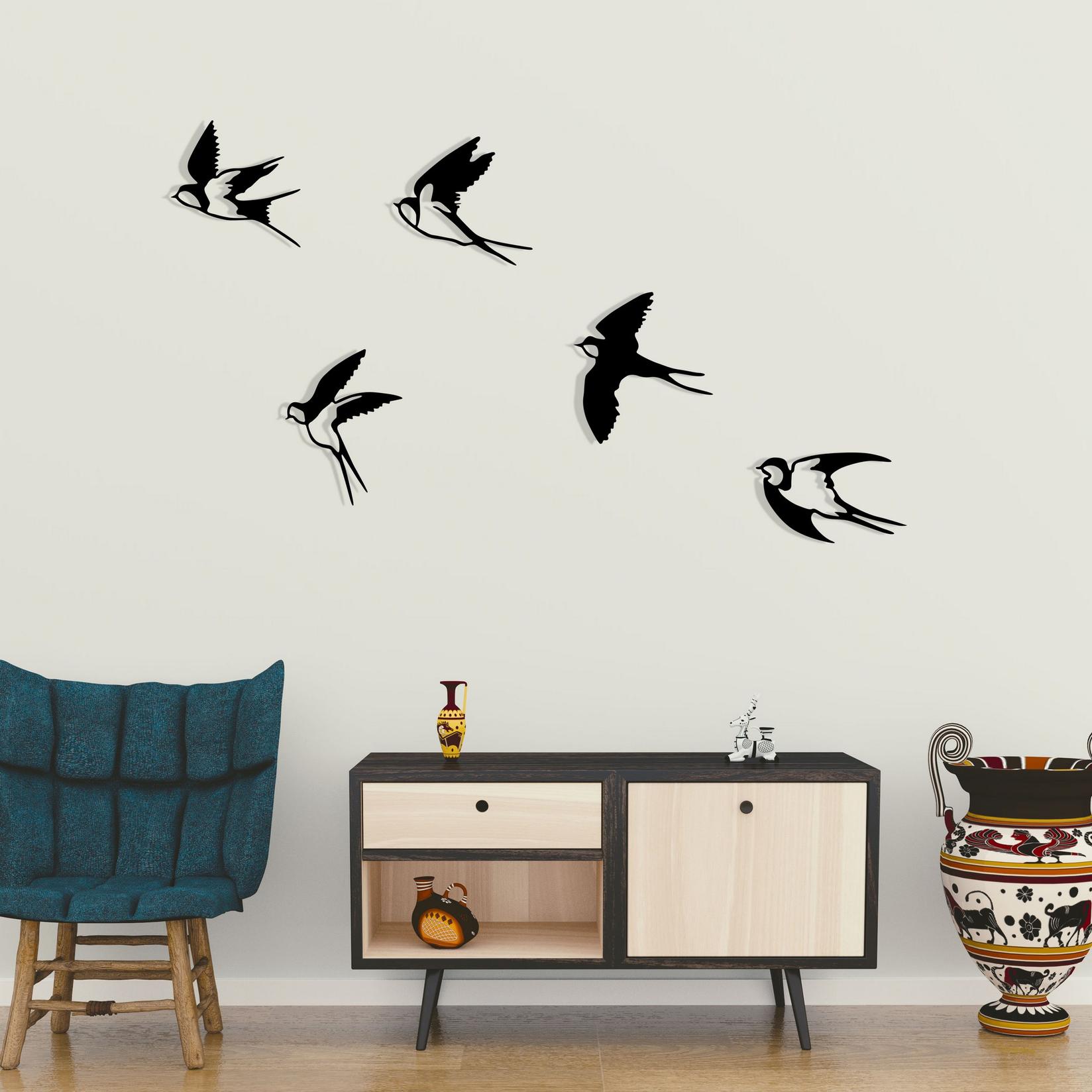 Wallity декорација за dzид Ebabil, 1.2 мм, црна