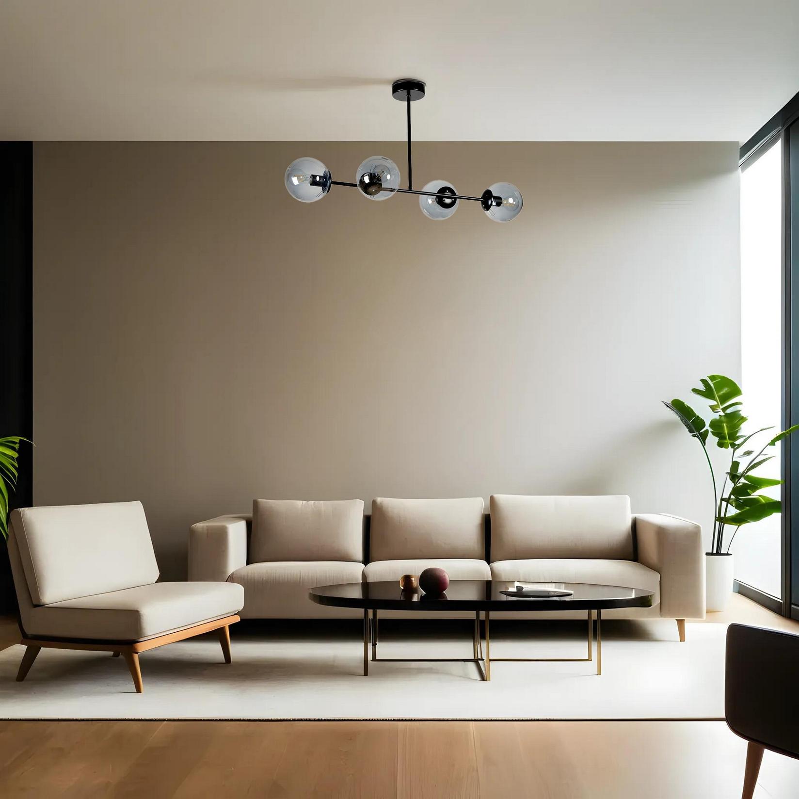 Opviq Luster Favori, 90 cm, 40W, црна