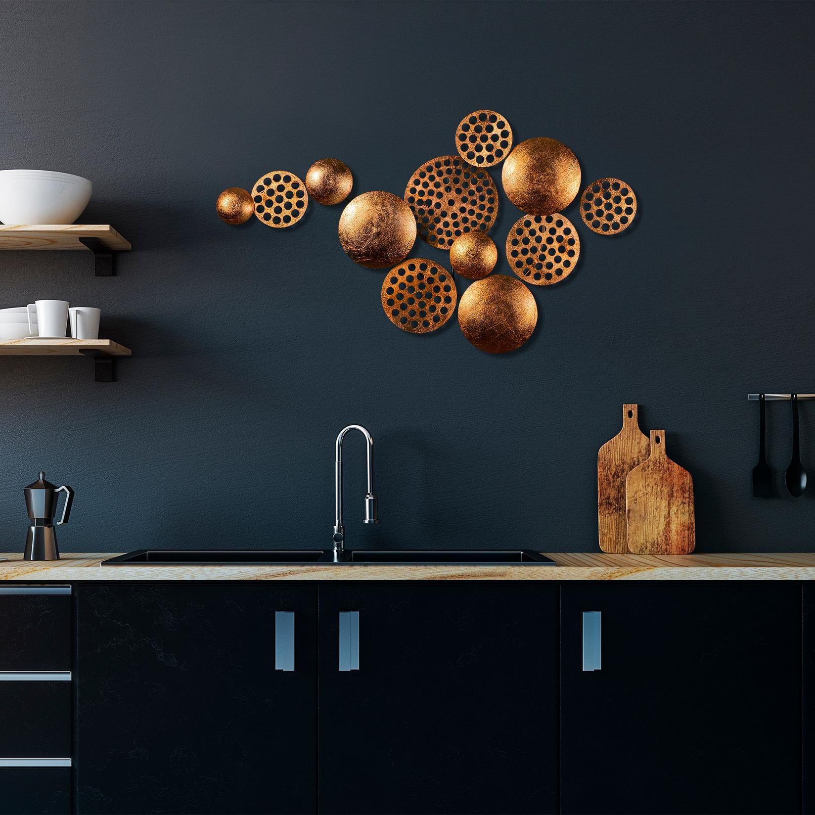 Wallity декорација за dzид Aurora 3, 45x82 см, 1,5 мм, бакар