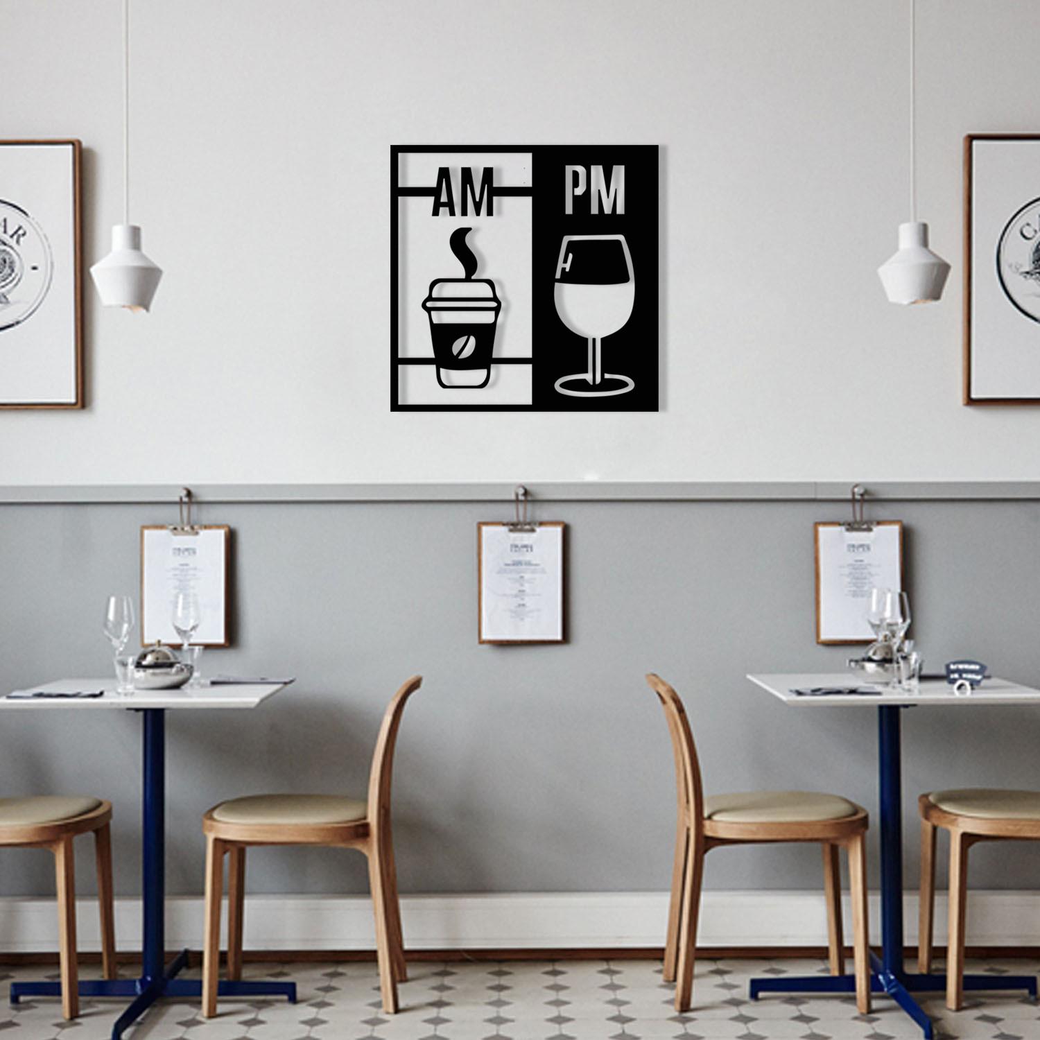 Избор на декорација за dzид Wallity, 52x52 см, 1,2 мм, црна