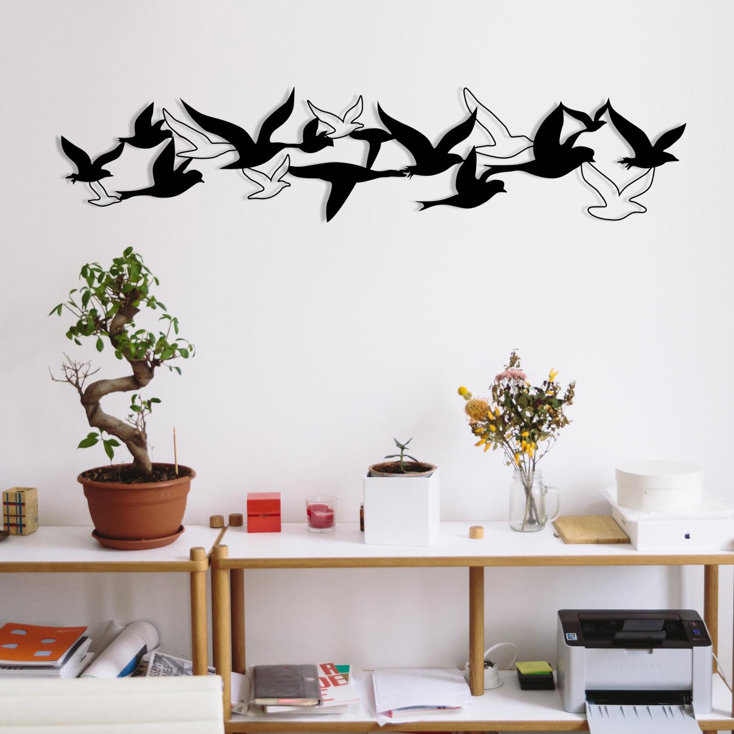 Wallity декорација за dzид Bellissimo-M112-M, 100x22 см, 1,2 мм, црна