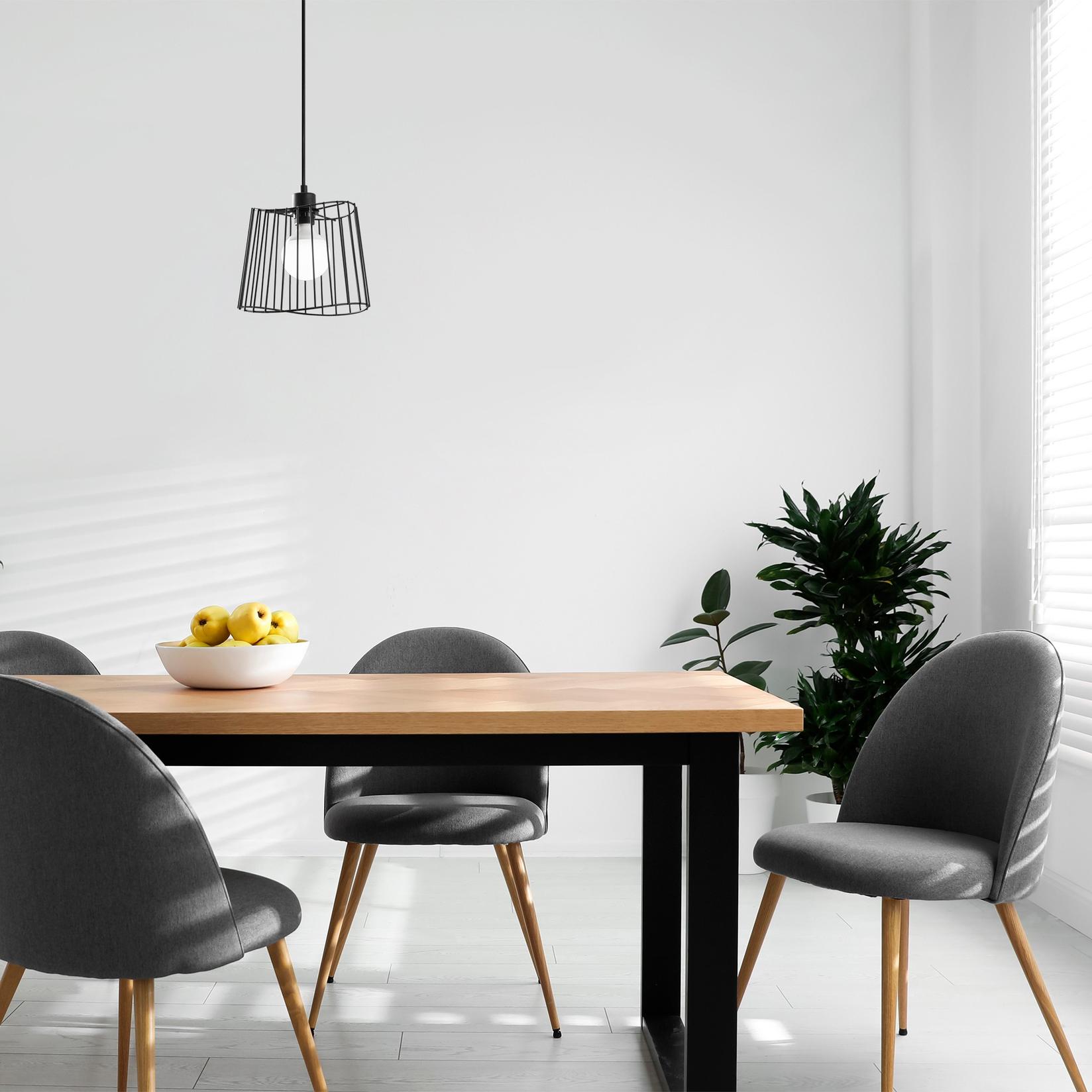 Opviq Luster Byisoo-6350, 36-116 см, E27, 25 см, црна