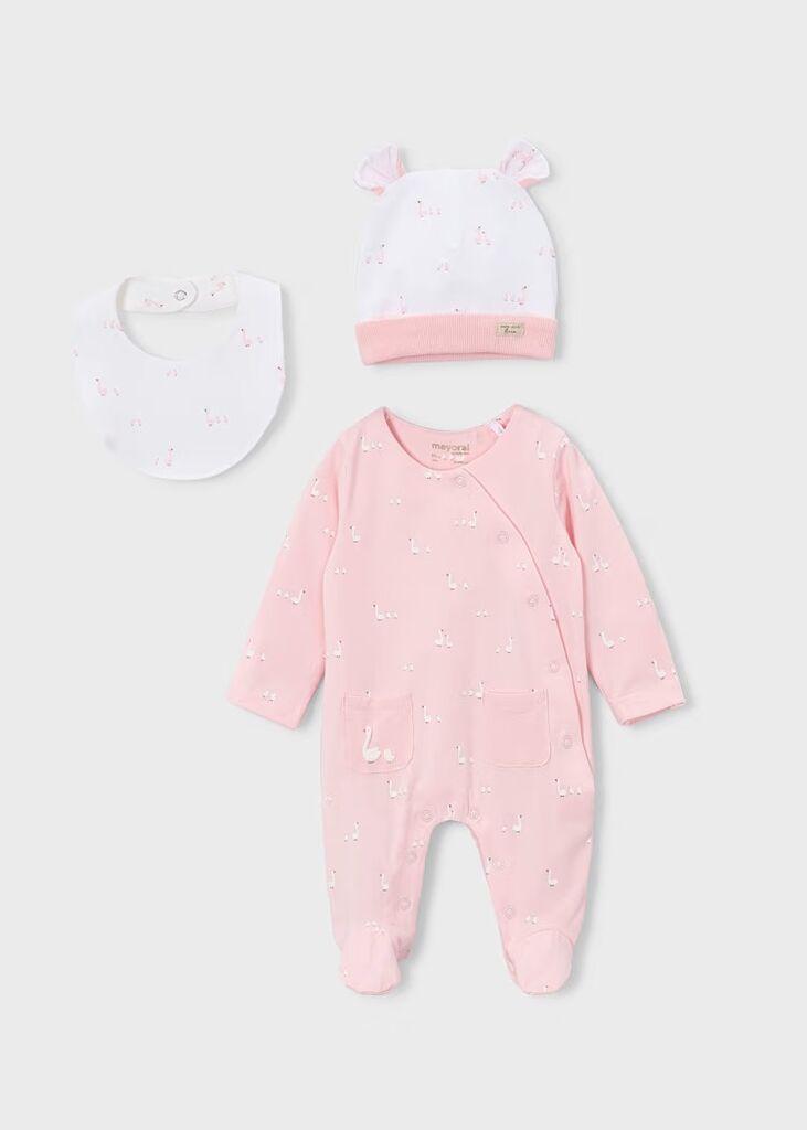 Coco Kids Сет шпилхозни - розова, 6-9-месеци-75cm