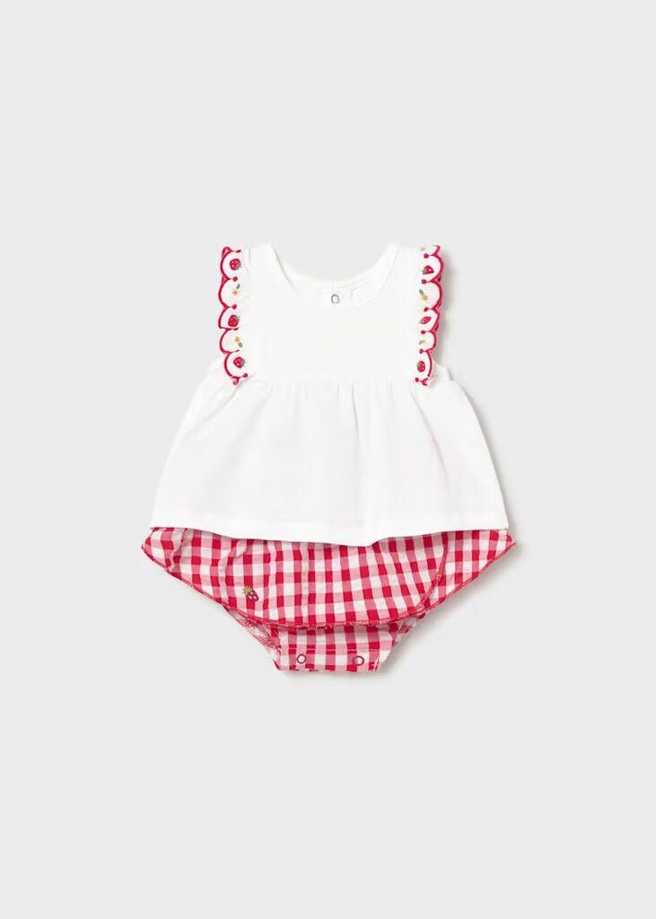 Coco Kids Сет со сукња - црвена, 12-80cm