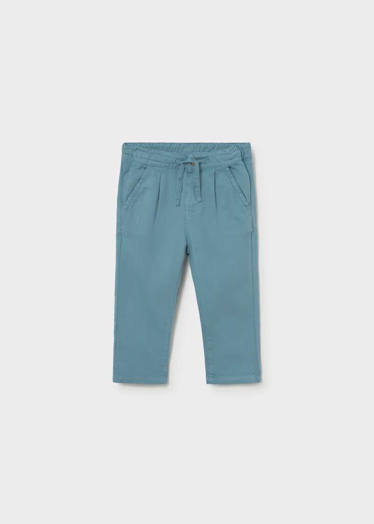 Coco Kids Ленени панталони - сина, 9-месеци-74cm