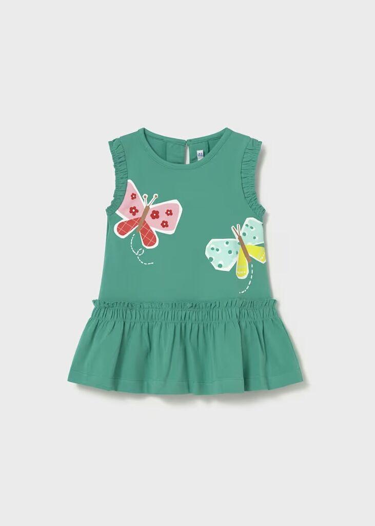 Coco Kids Фустан - зелена, 2-92cm, девојче