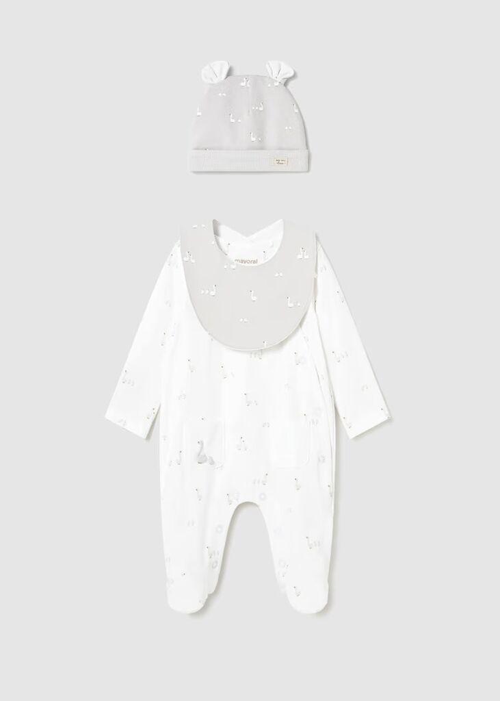 Coco Kids Сет шпилхозни - сива, 1-2-месеци-60cm