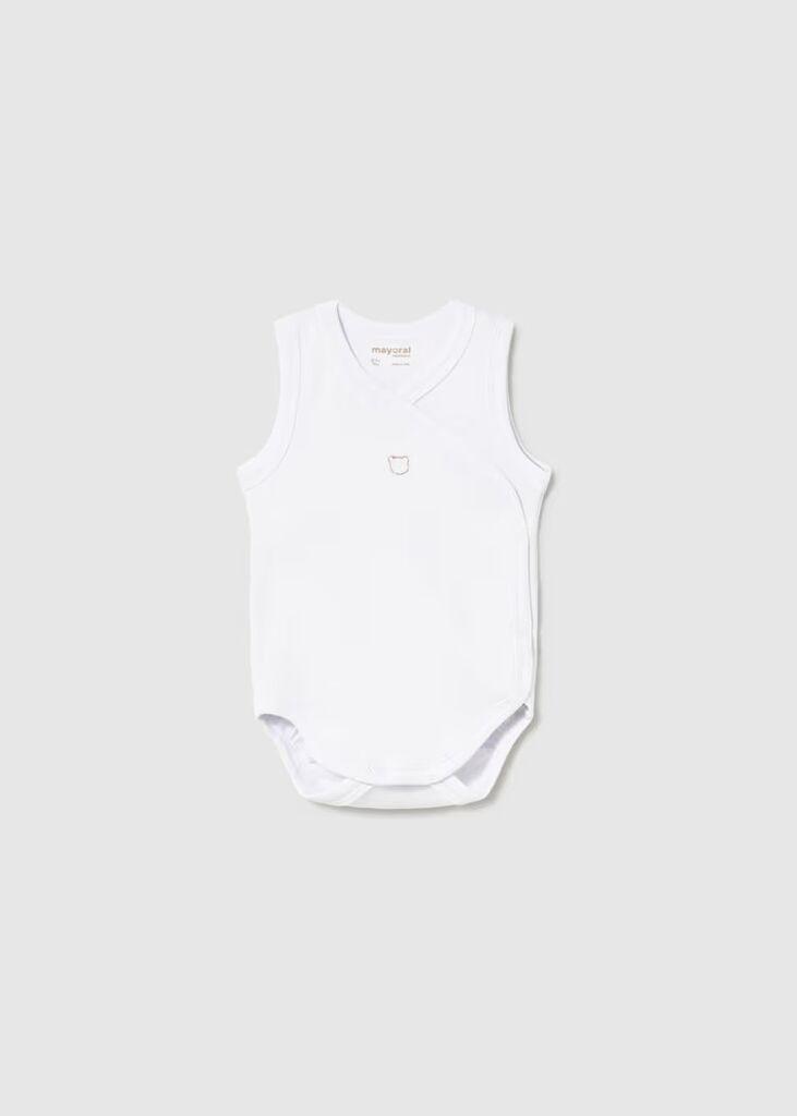 Coco Kids Боди - бела, 4-6-месеци-70cm