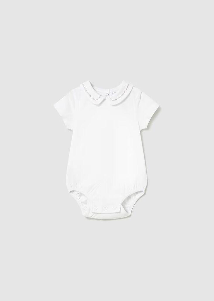 Coco Kids Боди - бела, 4-6-месеци-70cm