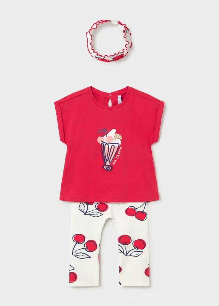 Coco Kids Сет од 3 дела - црвена, 12-80cm