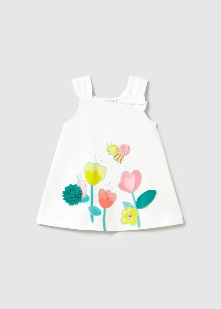 Coco Kids Фустан - бела, 6-68cm