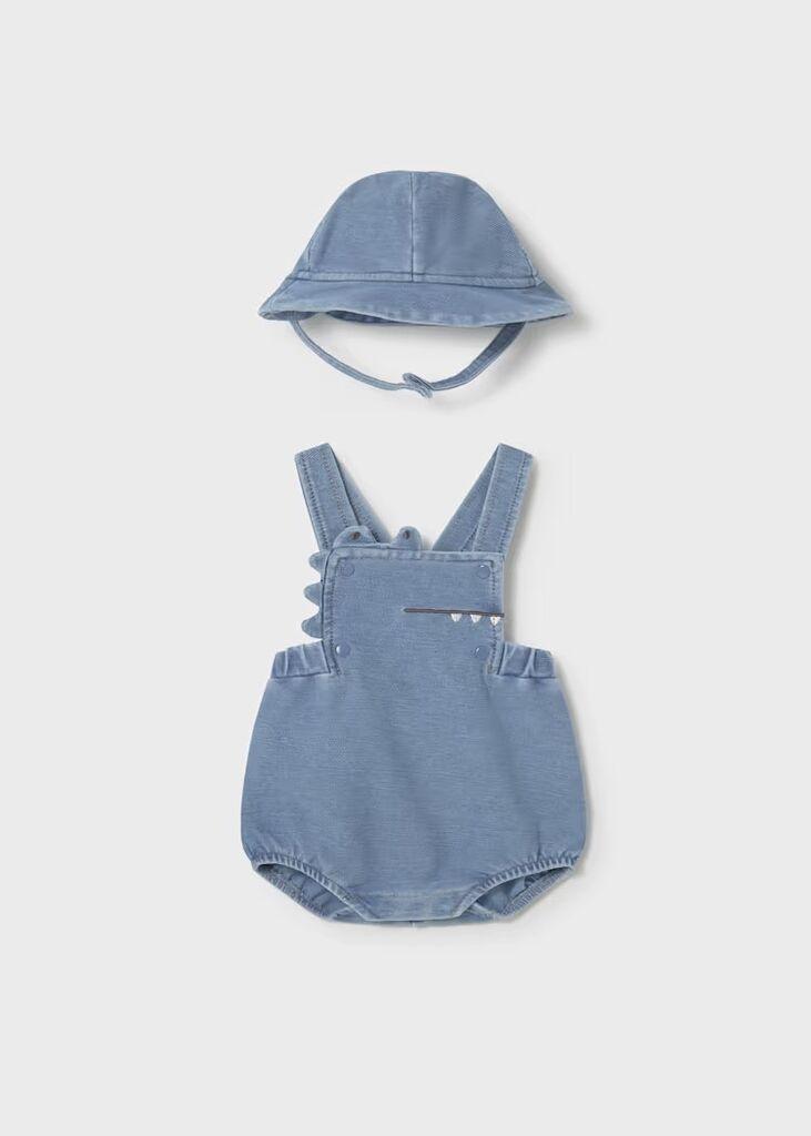 Coco Kids Шпилхозни со капа - сина, 0-1 м.50cm