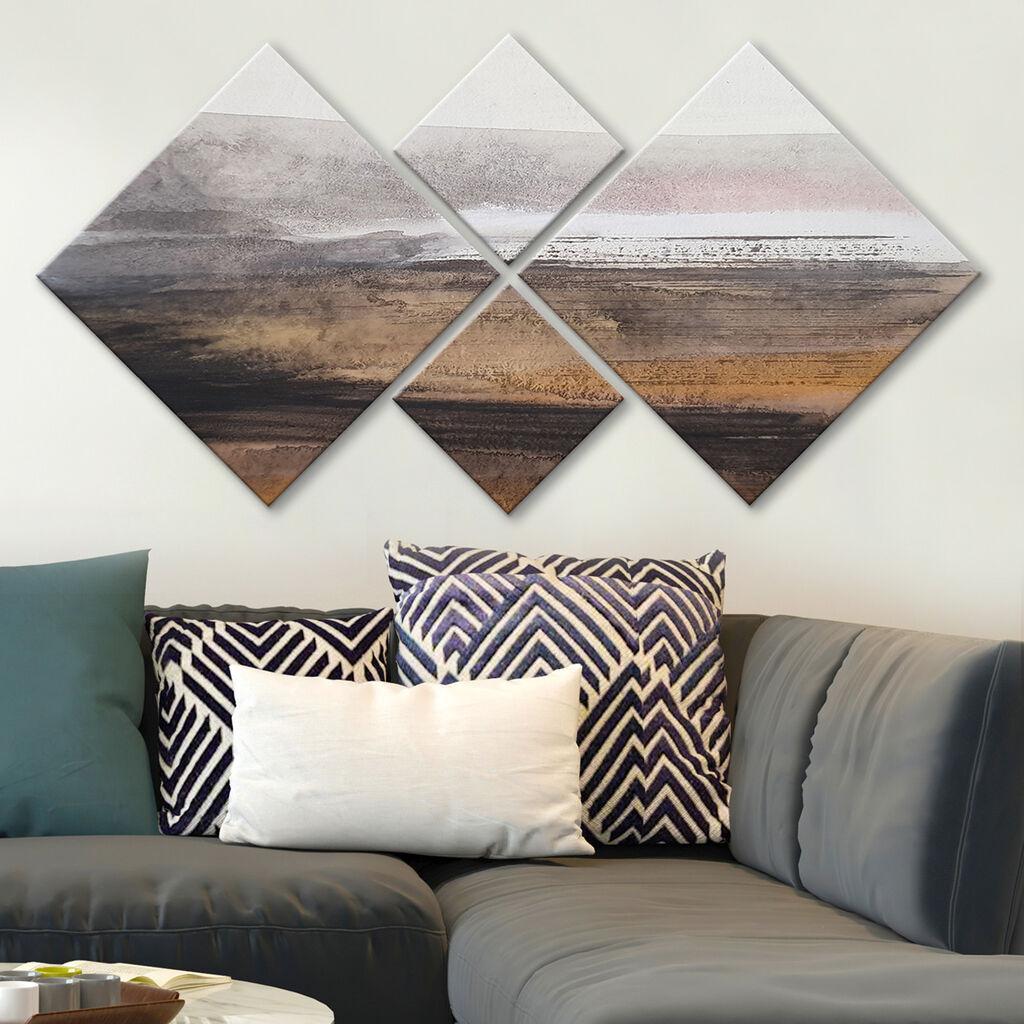 Слика Wallity 4MDF1076601701, 60x115 см, 4 дела