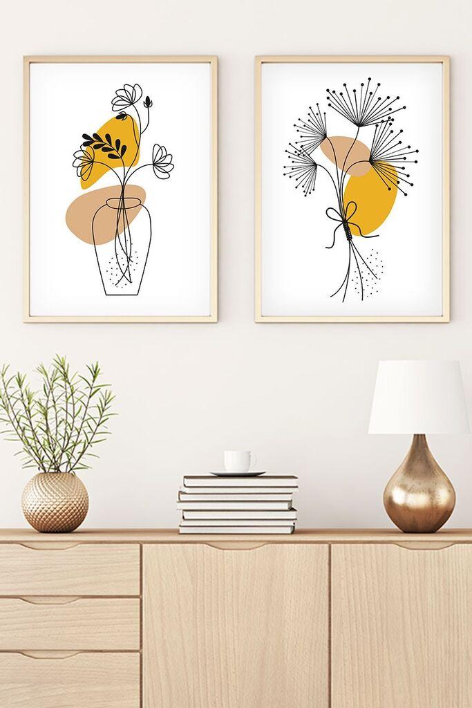 Слика во рамка Wallity Huhu182, 35x50 см, 2 дела