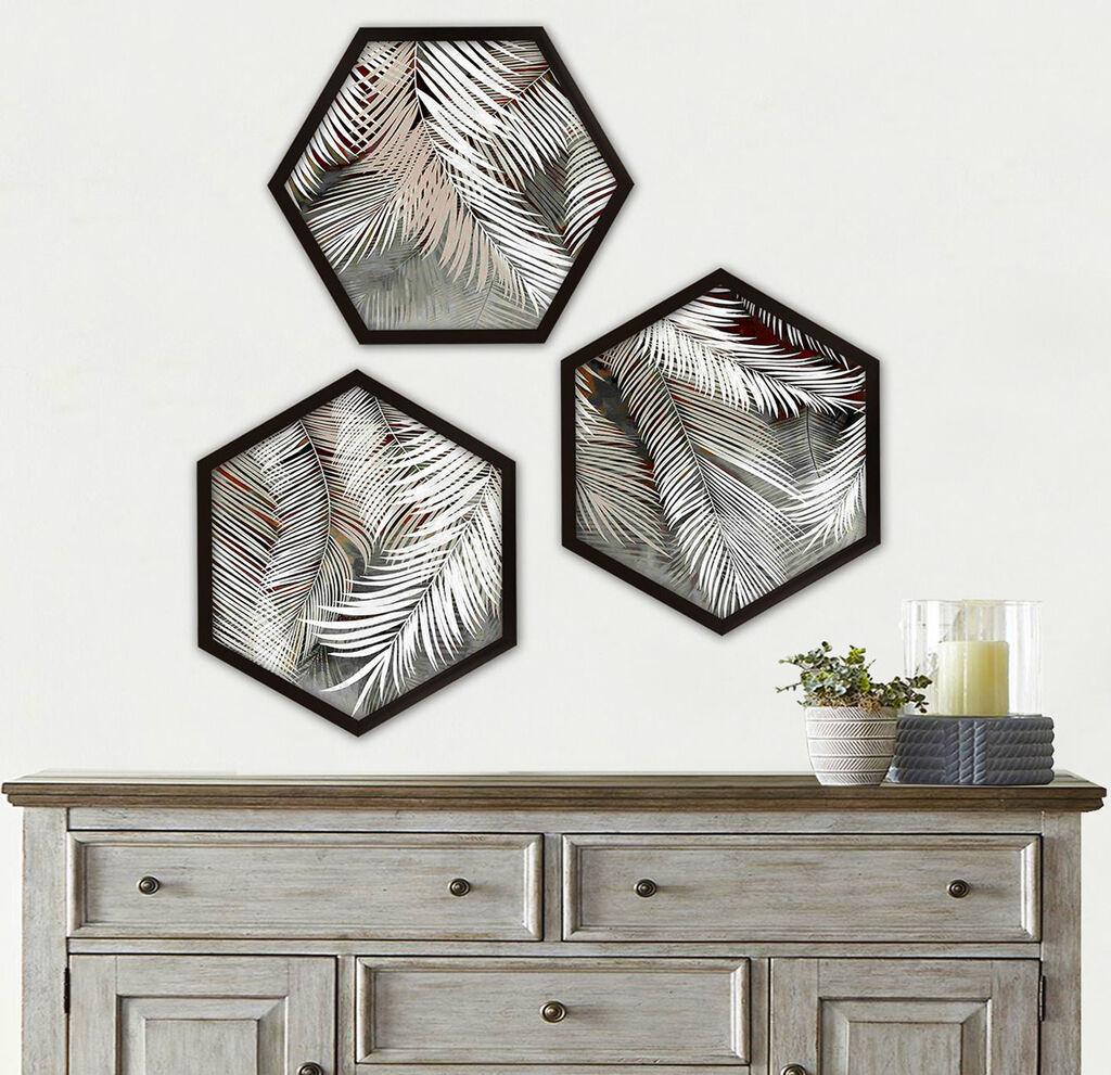 Wallity врамена слика 6GEN157879, 35x35 см, 3 дела