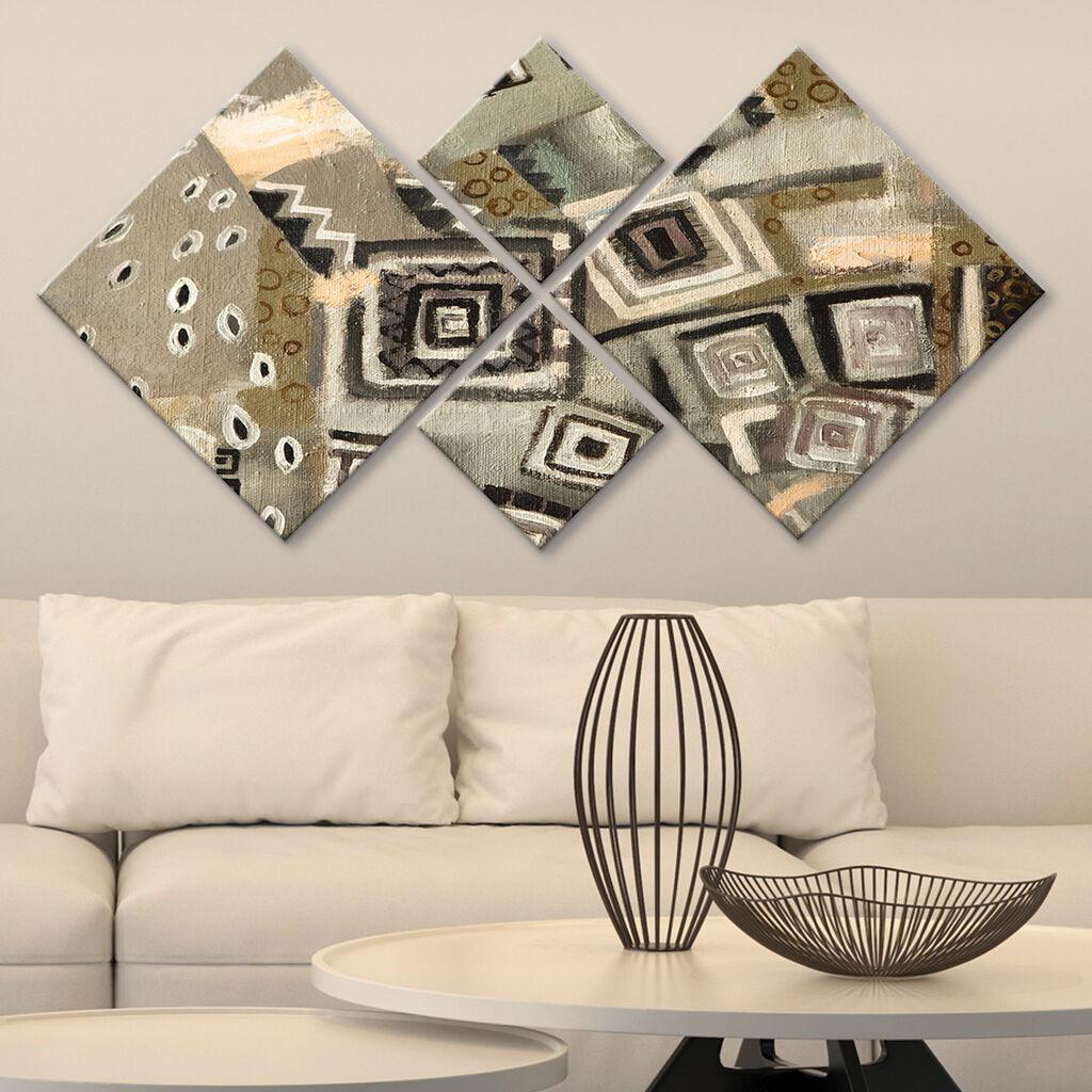 Слика Wallity 4MDF56731090, 60x115 см, 4 дела