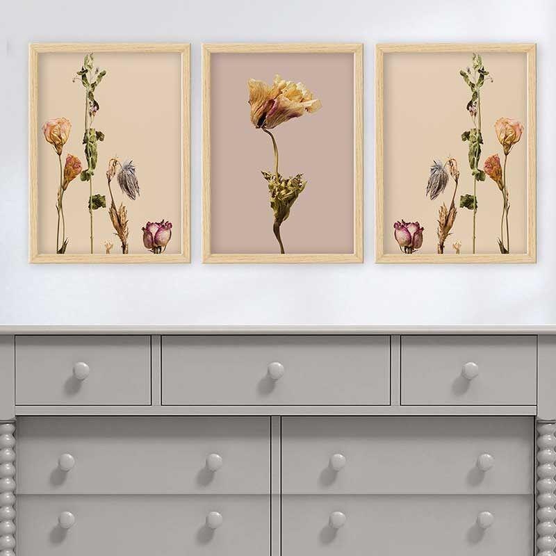 Слика во рамка Wallity 3NTC_4540429_5575, 55x75 см, 3 дела