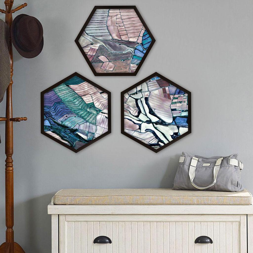 Wallity врамена слика 6GEN1196977129, 35x35 см, 3 дела