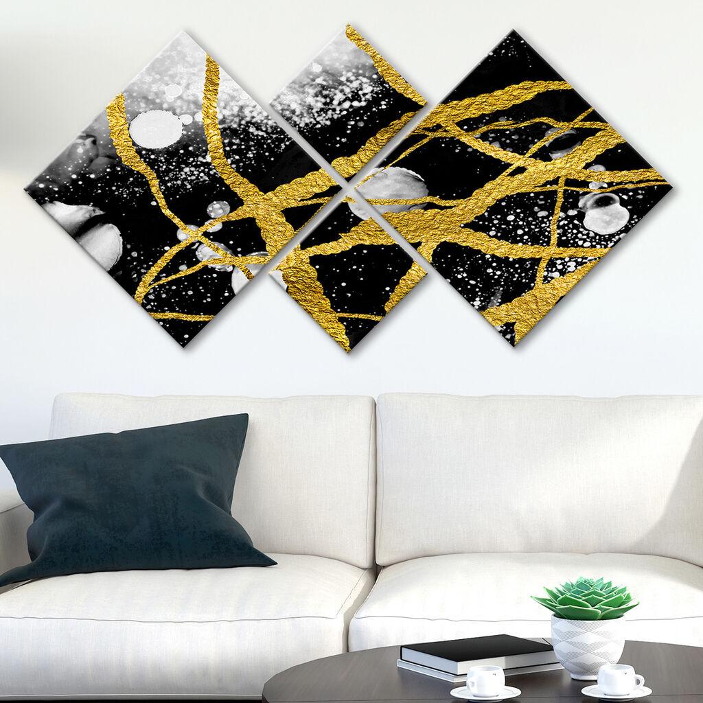 Слика Wallity 4MDF1281007024, 60x115 см, 4 дела