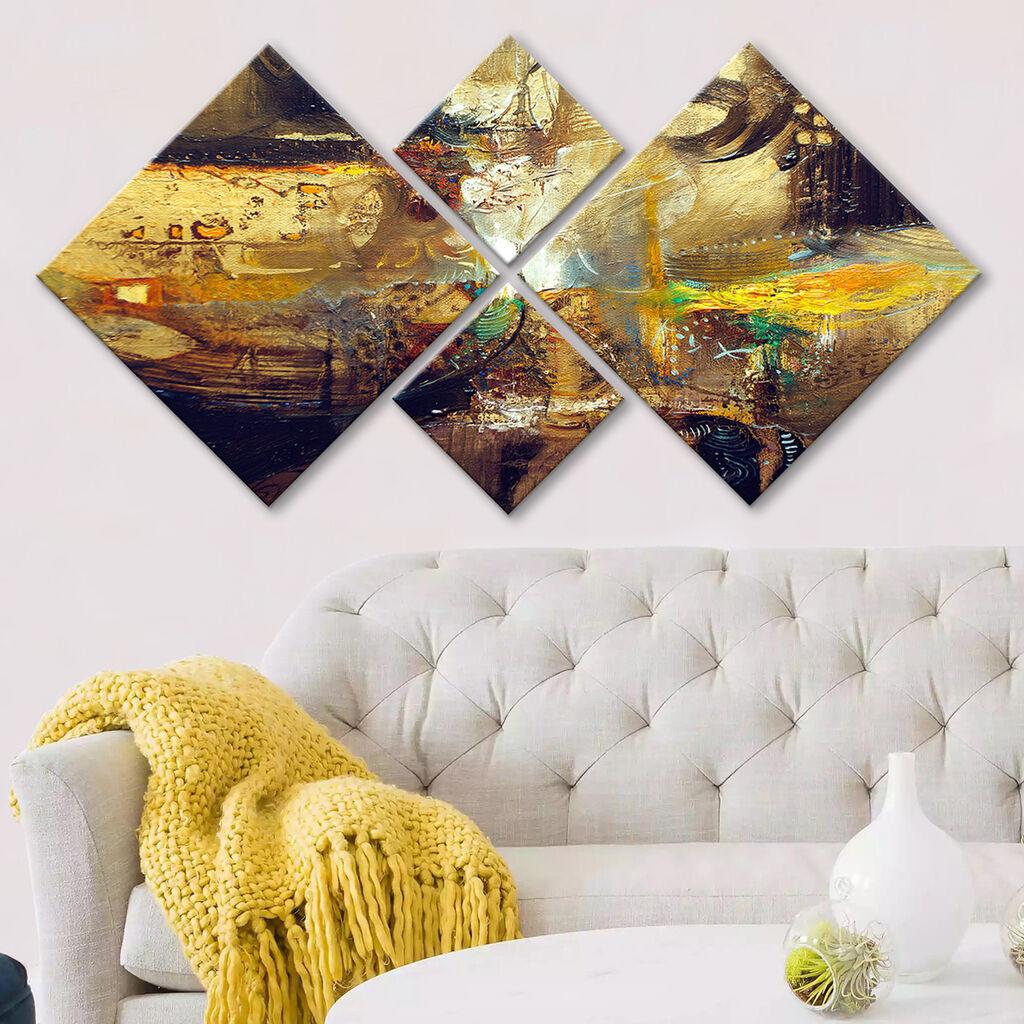 Слика Wallity 4MDF770618758, 60x115 см, 4 дела