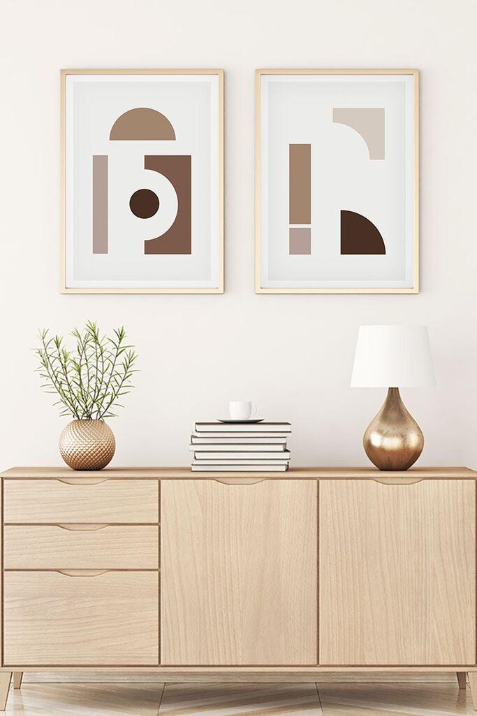 Слика во рамка Wallity Huhu110, 20x30 см, 2 дела