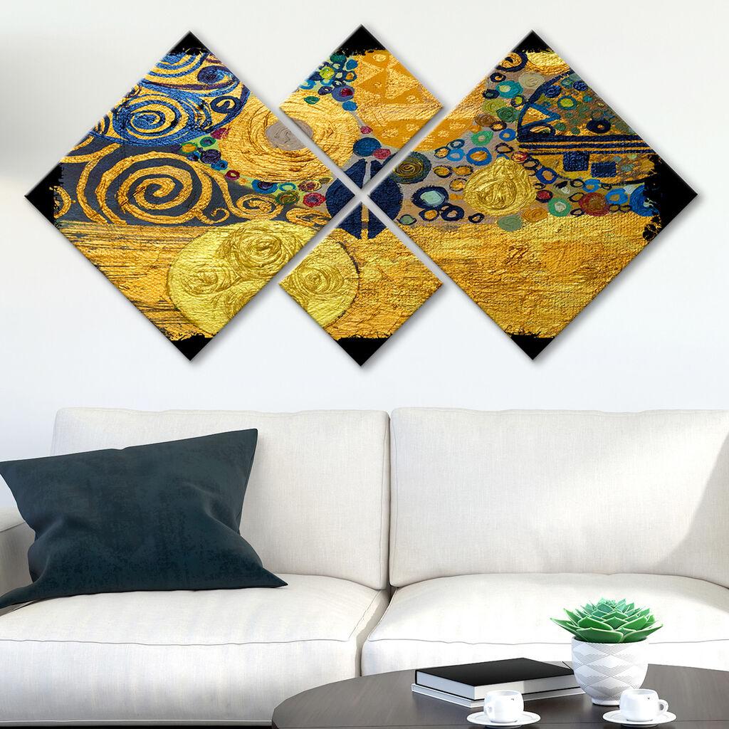 Слика Wallity 4MDF222201946, 60x115 см, 4 дела