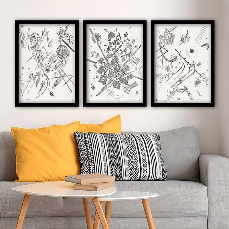 Слика во рамка Wallity 3SC_UN2968500_3545, 35x45 см, 3 дела