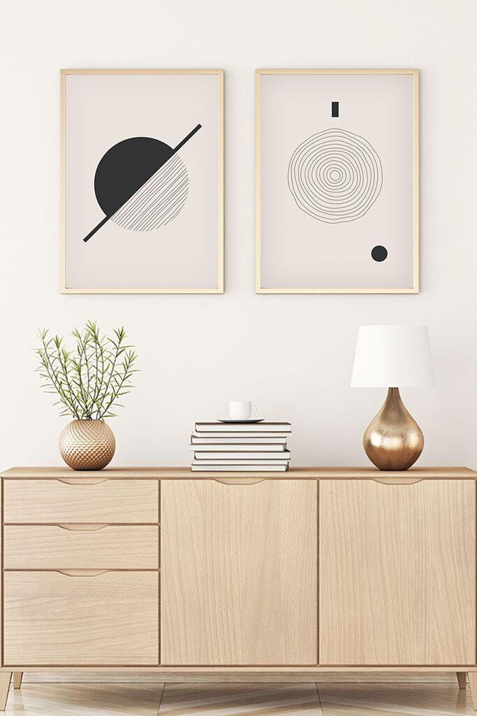 Слика во рамка Wallity Huhu85, 20x30 см, 2 дела