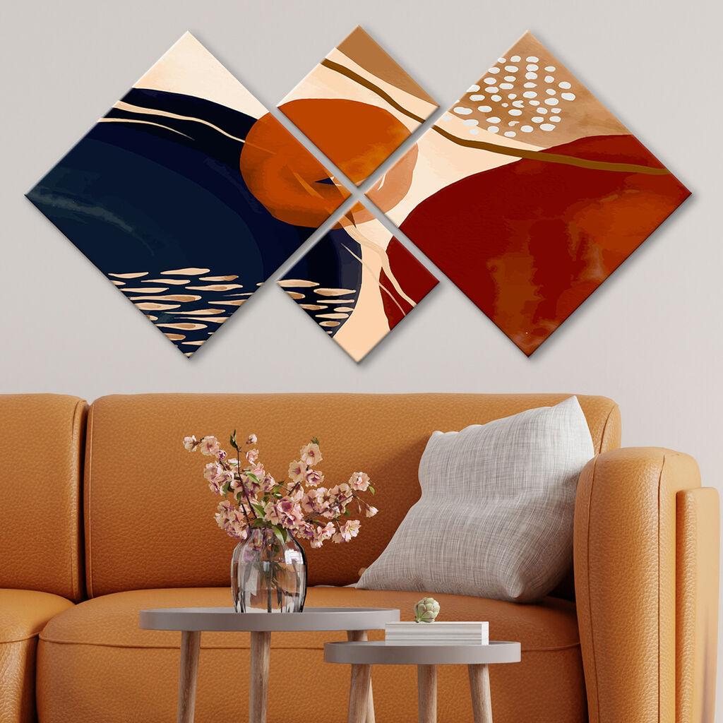 Слика Wallity 4MDF18504977082, 60x115 см, 4 дела