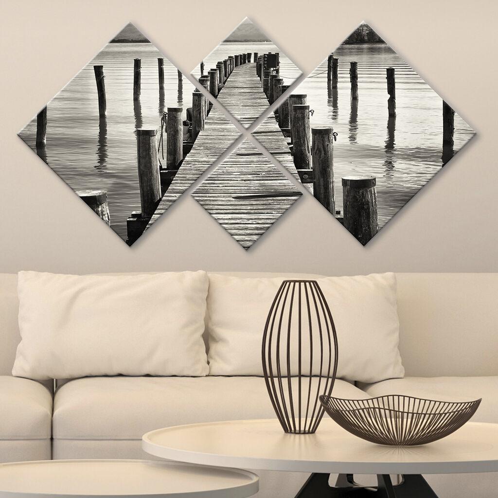 Слика Wallity 4MDF261904097, 60x115 см, 4 дела