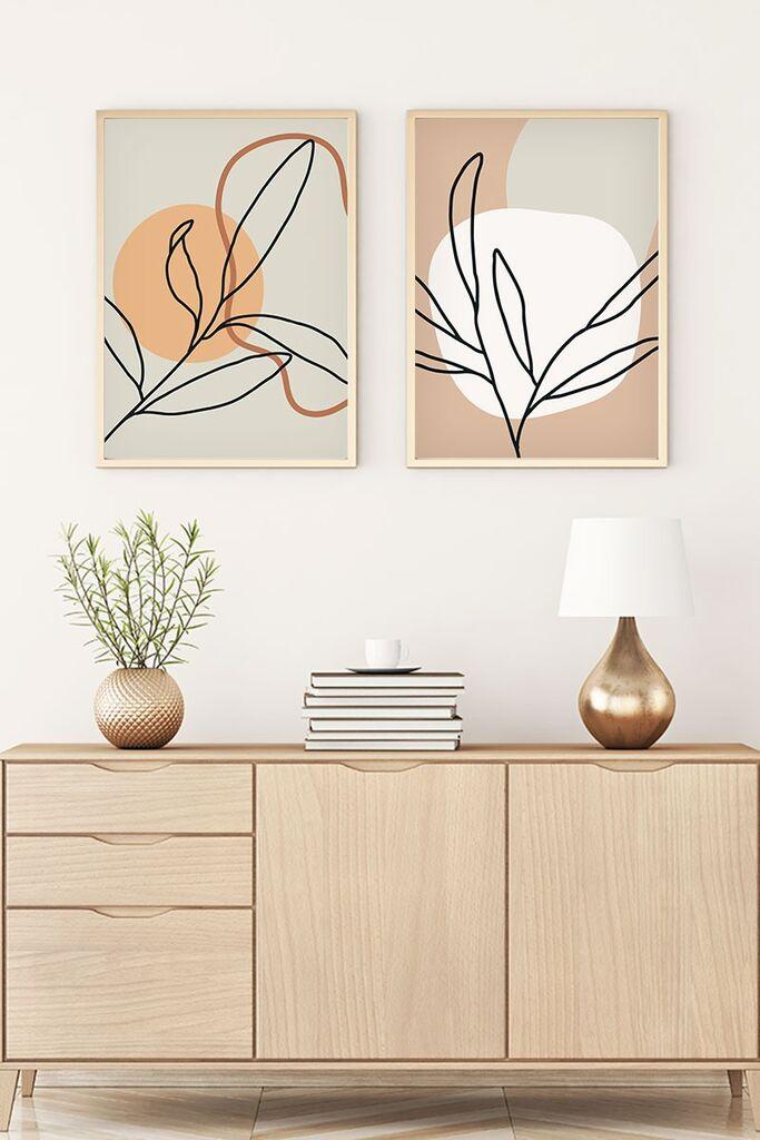 Слика во рамка Wallity Huhu61, 20x30 см, 2 дела