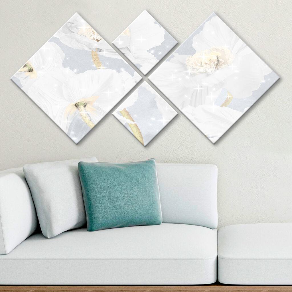 Wallity слика 4MDF4484, 60x115 см, 4 дела