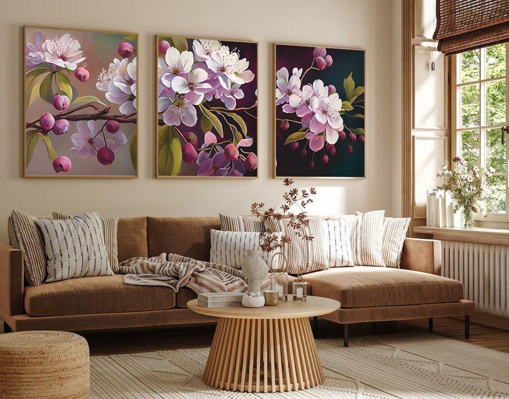 Слика во рамка Wallity Huhu218, 20x30 см, 3 дела