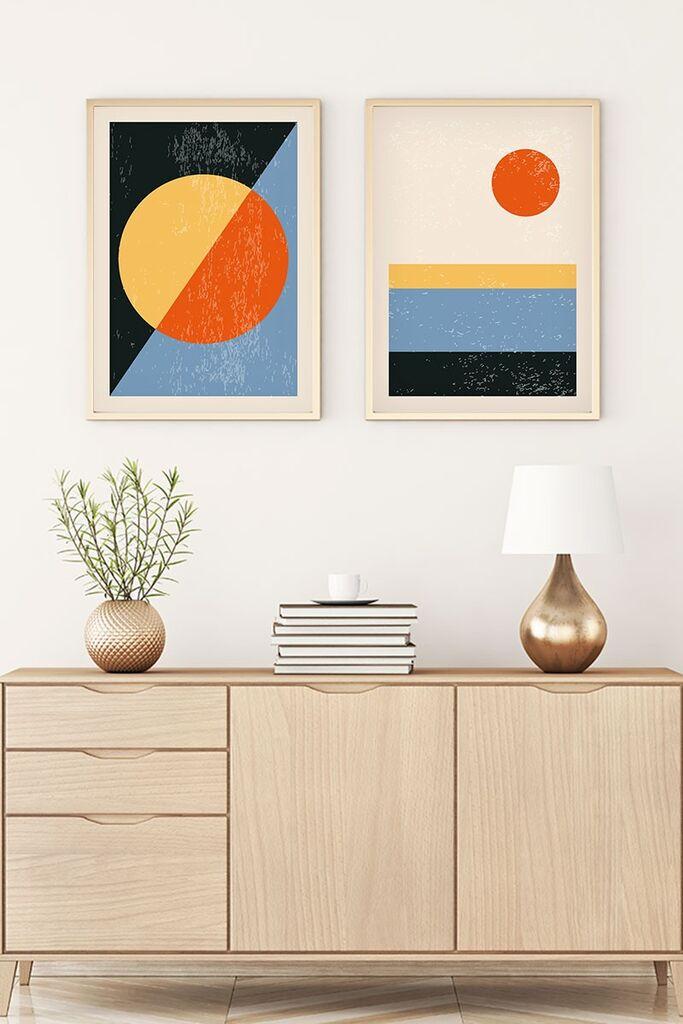 Слика во рамка Wallity Huhu11, 20x30 см, 2 дела