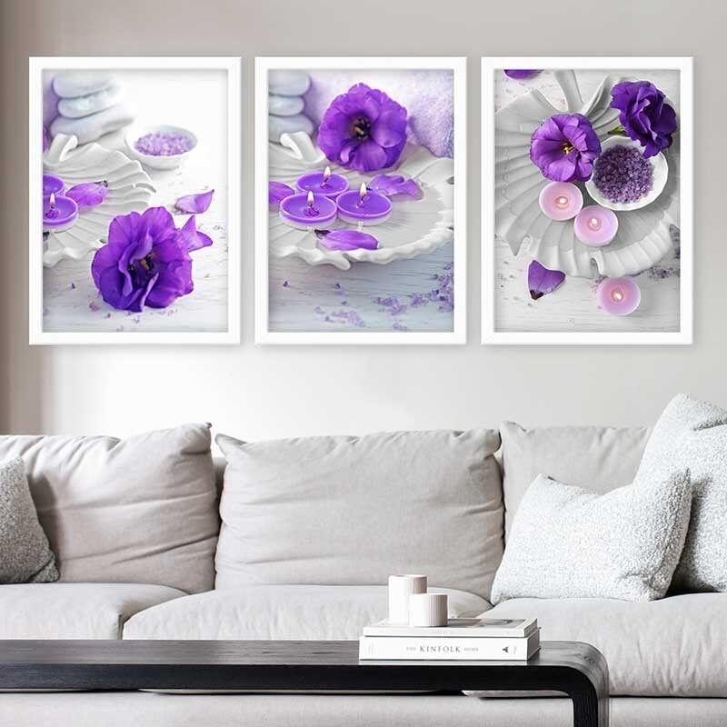 Слика во рамка Wallity 3BC_85309030_5575, 55x75 см, 3 дела