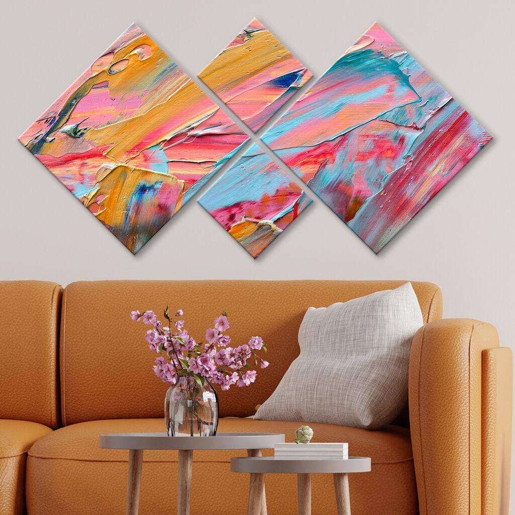 Слика Wallity 4MDF197416079, 60x115 см, 4 дела